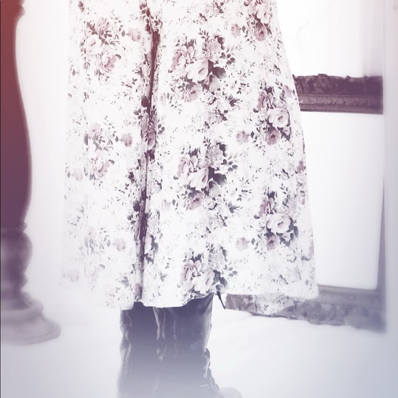 Hippie vintage floral jumper 80s culottes festival - Picture 4 of 8